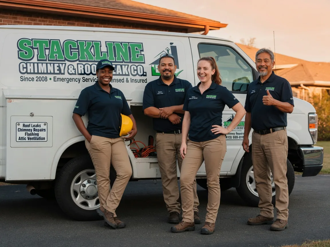 Chimney flashing repair company in Clarksburg, OH